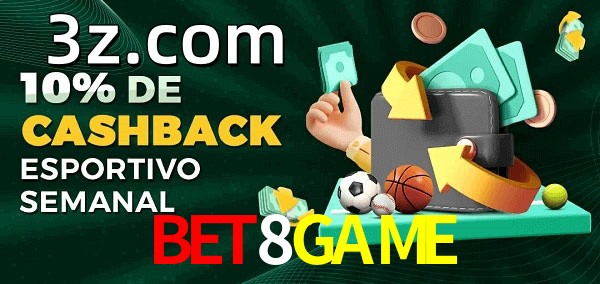 10% de bônus de cashback na BET8GAME